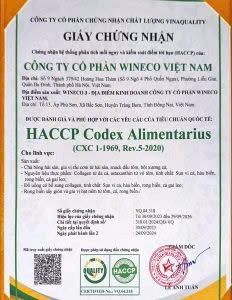 sea moss export documents - seamossvietnam