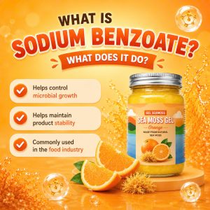 sea moss gel texture - Sodium Benzoate