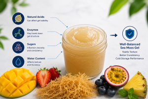 sea moss gel - Why Fruit compatibility matters in Sea Moss Gel Formulation