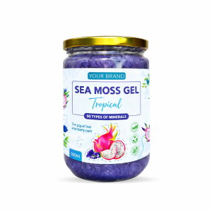 Tropical Seamoss Gel – Dragon Fruit & Butterfly Pea Flower