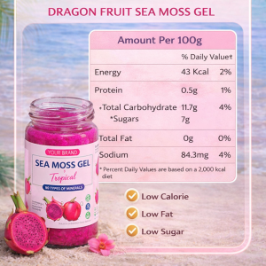 Alternative view of Seamoss Gel – Red Dragon Fruit