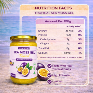 Alternative view of Seamoss Gel - Passion Fruit